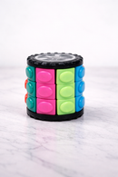 Cubo Mágico 3D Giratório Antiestresse -Estímulo Mental e Coordenação